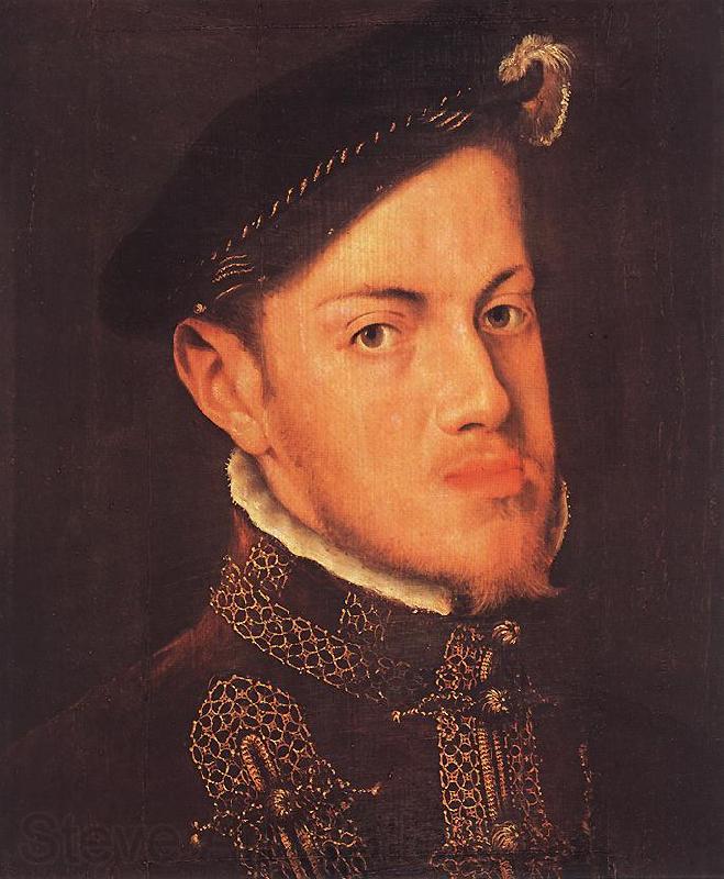 MOR VAN DASHORST, Anthonis Portrait of the Philip II, King of Spain sg Spain oil painting art